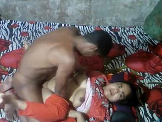 Indian bhabhi with husband sex in Bedroom