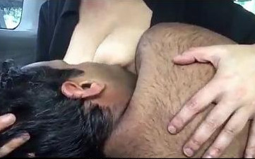 desi professor Punjabi student boob sucking again in a car