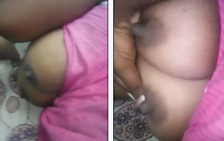 Tamil aunty huge boobs playing by hubby