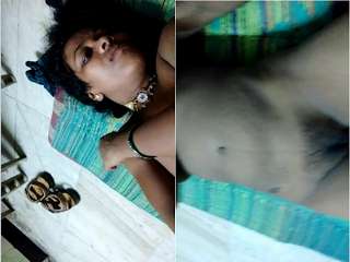 Today Exclusive-Tamil Wife Nude Video Capture By Hubby