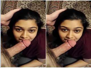 Today Exclusive-Hot NRi Girl Blowjob