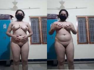 Today Exclusive- Telugu Bhabhi Record Nude Video