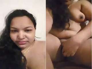 Today Exclusive-Horny Boudi Showing Her Boobs and Pussy