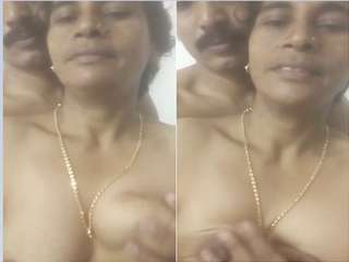 Today Exclusive- Desi Tamil Couple Record Nude Video Part 1