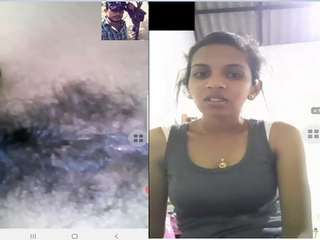 Today Exclusive-Cute Lankan Girl Showing Her Boobs and Pussy On Video Call Part 2
