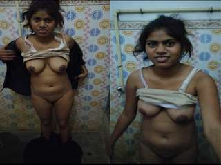 Today Exclusive- Sexy Desi girl Nude Video Record By Lover