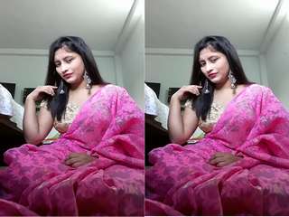 Today Exclusive- Super Hot Look Desi Girl Showing Her Boobs and Pussy On Video call Part 4