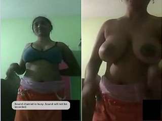 Today Exclusive- Desi Girl Showing Her Boobs on Video Call Part 3