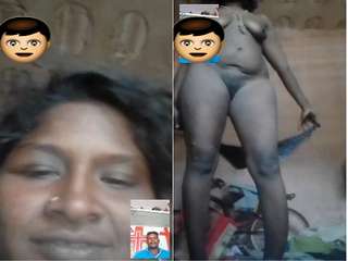 Today Exclusive- Village Bhabhi Showing Nude Body to Lover On Video call