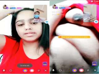 Today Exclusive- Sexy Desi Girl Showu=ing Her Boobs and Pussy On Video Call