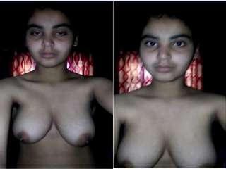 Today Exclusive- Sexy Desi Girl Showing Her Boobs and Pussy Part 1