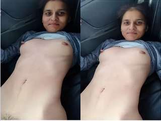 Today Exclusive- Desi Gf  Boobs and Pussy Record By Lover