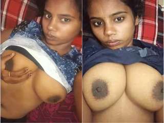 Today Exclusive- Lankan Tamil Girl Showing Her Boobs and Pussy