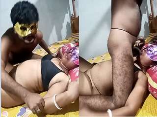 Today Exclusive- Desi Cpl Blowjob and Fucked In Live Show