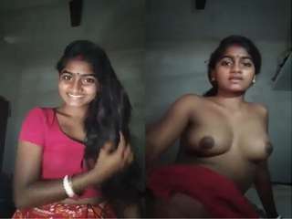 Today Exclusive- Horny Desi Bhabhi Showing her Boobs and Pussy Part 2