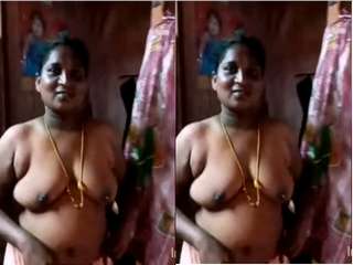 Today Exclusive- Tamil Wife Nude Video Record By hubby