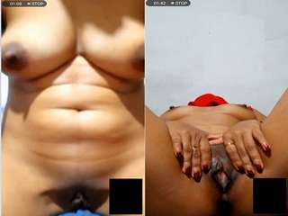 Today Exclusive- Lanakn Girl Showing Her Nude Body