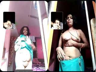 Exclusive- Famous Desi Priya Bahbhi Showing Her Boobs on video Call