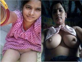 Today Exclusive – Village Bhabhi Showing Her Pussy