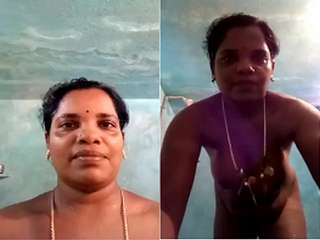 Today Exclusive- Tamil Bhabhi Record her Nude bathing Video For Lover