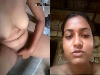Today Exclusive- Desi Odia Girl Record  Fingerring Video for Lover