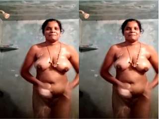 Today Exclusive-Telugu Bhabhi Bathing Part  2