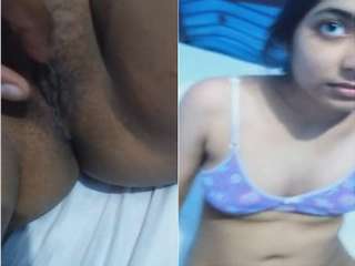 Today Exclusive- Super Hot Desi Girl Showing Her Pussy