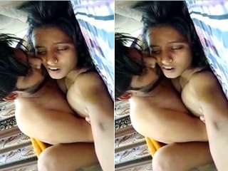 Today Exclusive- Cute Desi Girl Hard Fucked By Lover