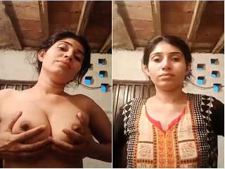 Today Exclusive- Sexy Paki Girl Showing Her Boobs part 2