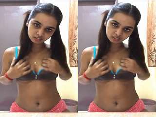 Today Exclusive- Cute Tamil Girl Record her Nude Selfie Part 4