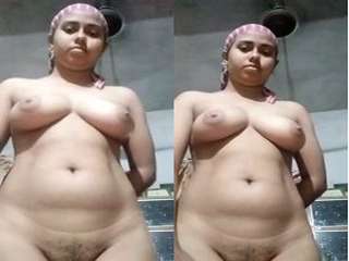 Today Exclusive- Cute Bangla Girl Record Nude Selfie Part 2