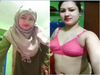 Today Exclusive- Bangla Wife Strip her Cloths and Showing Nude Body Part 2