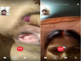 Today Exclusive- Bihari Bhabhi Showing Her Pussy to Lover On Video Call