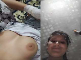 Today Exclusive- Desi Lover Romance and Play with Condoms Part 1