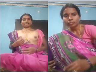 Today Exclusive- Horny Telugu Bhabhi Showing her Nude Body and Masturbating Part 2