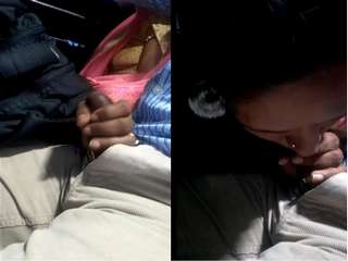 Today Exclusive-  Crazy Indian Cpl Romance and Blowjob in Bus