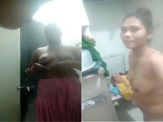 Today Exclusive – Horny Desi Bhabhi Showing Nude Body and Fingering  Part 1