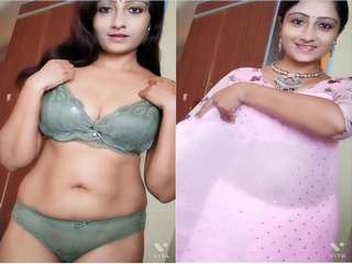 Today Exclusive – Super Hot Look Desi Girl Showing Her Boobs and Fingerring Part 1