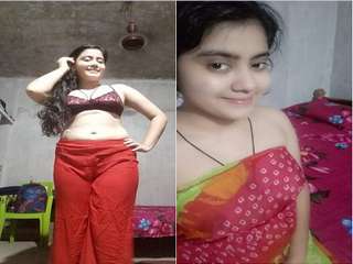 Today Exclusive- Most Demanded Desi Girl Record her Nude Video For Lover Part 2