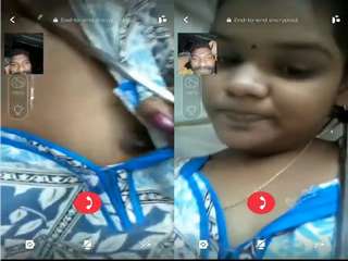 Today Exclusive- Shy Mallu Girl Showing Boob On Video Call
