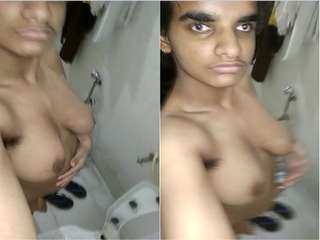 Today Exclusive- Desi Girl Showing Her Boobs and Pussy part 1