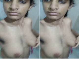 Today Exclusive- Desi Girl Showing Her Boobs and Pussy part 3