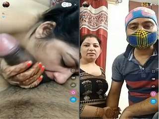 Today Exclusive – Desi Bhabhi Blowjob and Fucked