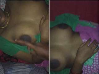 Today Exclusive – Tamil Wife boobs Pressing By Hubby