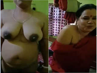 Today Exclusive –Boudi Nude Video Record By hubby