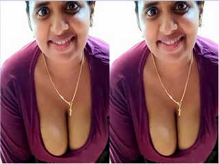 Today Exclusive -Sexy Mallu Bhabhi Shows her Boobs and Pussy Part 4