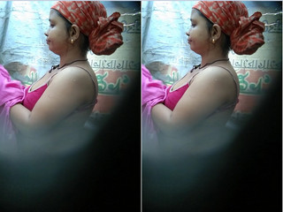 Today Exclusive -Village Bahbhi Bathing Record In Hidden Cam Part 5
