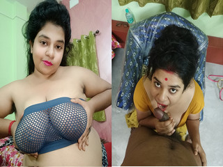 Today Exclusive -Bhabhi  Boobs Pressing By Lover