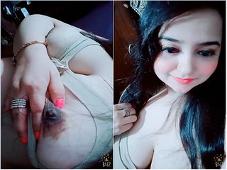Today Exclusive -Cute Indian Girl Shows her Big Boobs Part 2