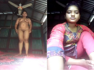 Today Exclusive -Village Bhabhi Shows nude Body